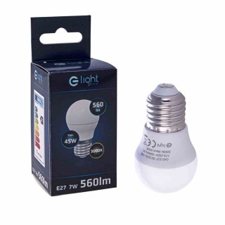 Żarówka LED 7W E27 G45. Barwa: Ciepła EKZA1465