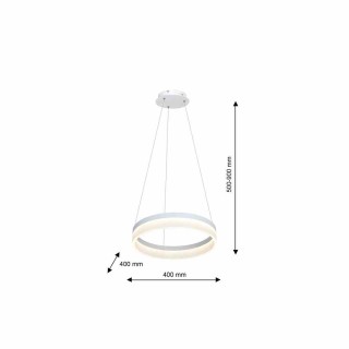 LAMPA WISZĄCA RING 24W LED ML405