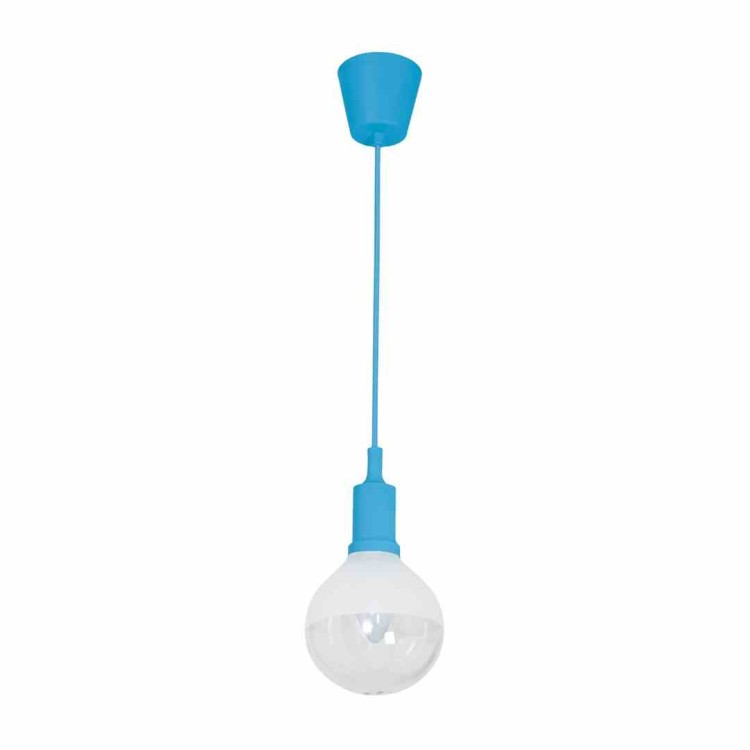 LAMPA WISZĄCA BUBBLE BLUE 5W E14 LED ML457