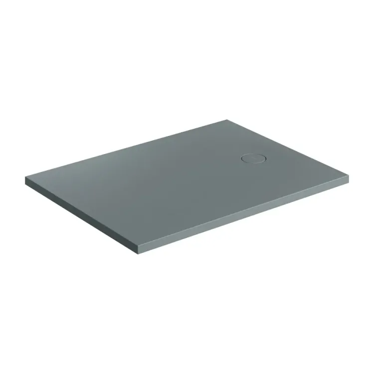 Omnires AQUAROCK kompozytowy brodzik prysznicowy antypoślizgowy, 80 x 100 cm, ash grey mat AQUAROCK80-100AG
