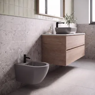 Invena BIDET WISZĄCY TAVRO, SZARY CB-71-007-Y