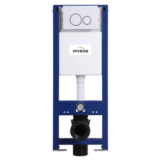 Invena STELAŻ PODTYNKOWY DO MISEK WISZĄCYCH WC, 39 CM CE-99-002-S