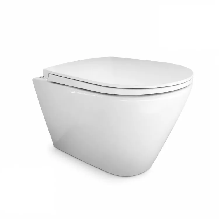 RAK Ceramics RESORT Miska WC podwiesz. Rimless 52x36 cm biały połysk RST23AWHEA