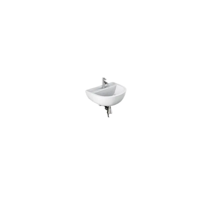 RAK Ceramics COMPACT Umywalka podwieszana 38x30 cm z otworem biały połysk COWB00001