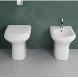 RAK Ceramics Compact Bidet stojący biały połysk COBI00001
