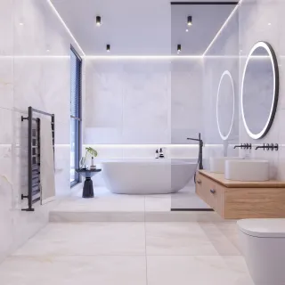 ONIX BIANCO 60X120X9MM LUX (2,16) POLISHED imitujące biały onyks