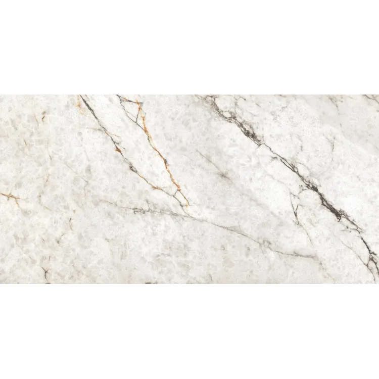 EGEN GREST WHITE płytka gresowa 60X120X9MM RECT. matt glue(1,44) biały marmur z grafitowo-rdzawym użyleniem