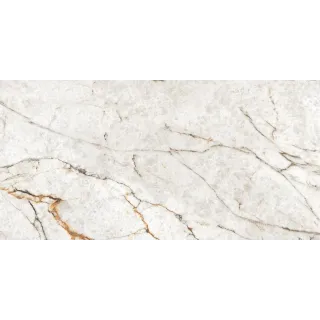 EGEN GREST WHITE płytka gresowa 60X120X9MM RECT. matt glue(1,44) biały marmur z grafitowo-rdzawym użyleniem