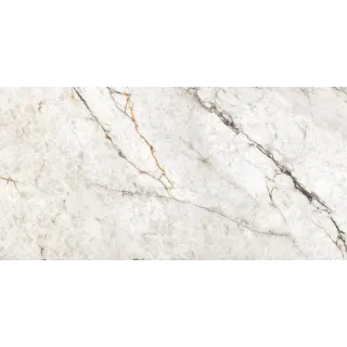 EGEN GREST WHITE płytka gresowa 60X120X9MM RECT. matt glue(1,44) biały marmur z grafitowo-rdzawym użyleniem