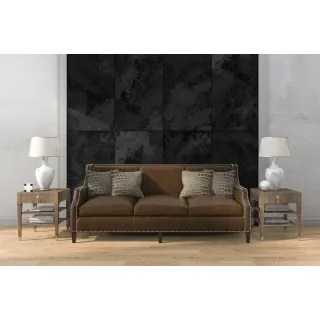 EGEN ORISA NERO 60X120X8,5MM płytka gresowa rect. metal (1,44) czarna skała