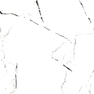 Egen Alaska White 60x60 cm płytka gresowa biały marmur czarne żyły połysk rect. (1.44)