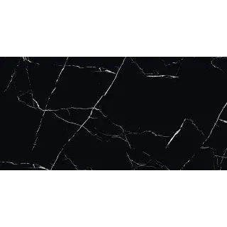 Egen Alaska Black 60x120cm płytka gresowa czarny marmur z białymi żyłami połysk rect. (1,44)