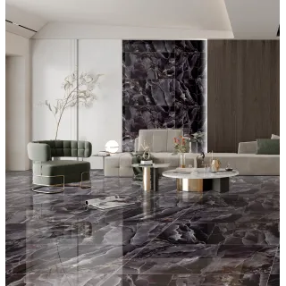Egen Andora Black 60x120 cm  płytka gresowa czarny marmur połysk rect. (1.44)