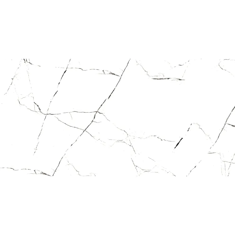 Egen Płytka ścienno-podłogowa Alaska White 60x120cm Połysk (1,44) biały marmur z szarymi żyłami