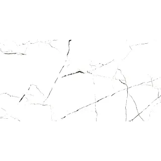 Egen Płytka ścienno-podłogowa Alaska White 60x120cm Połysk (1,44) biały marmur z szarymi żyłami