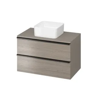 Cersanit SZAF. Z BLATEM VIRGO 80 SZARA(UCH.CZARN)ZM FSC...