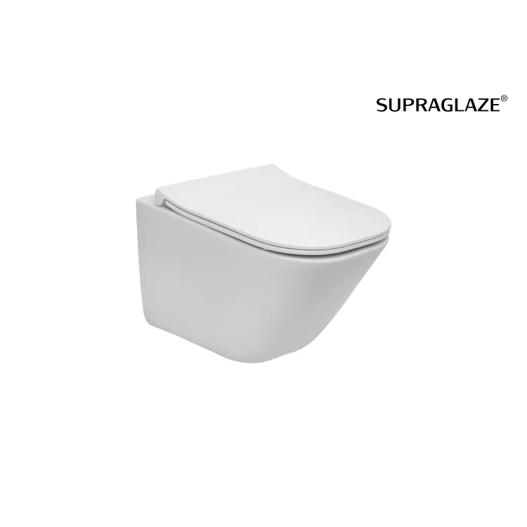 Roca GAP SQUARE COMPACTO Miska WC podwieszana Rimless 48 cm Supraglaze® A34647AS00