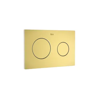 Roca PL10 - przycisk podwójny PVD Brushed Gold A8901890VA