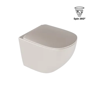 Excellent Luqa miska WC 48 cm wisząca bezrantowa, z...