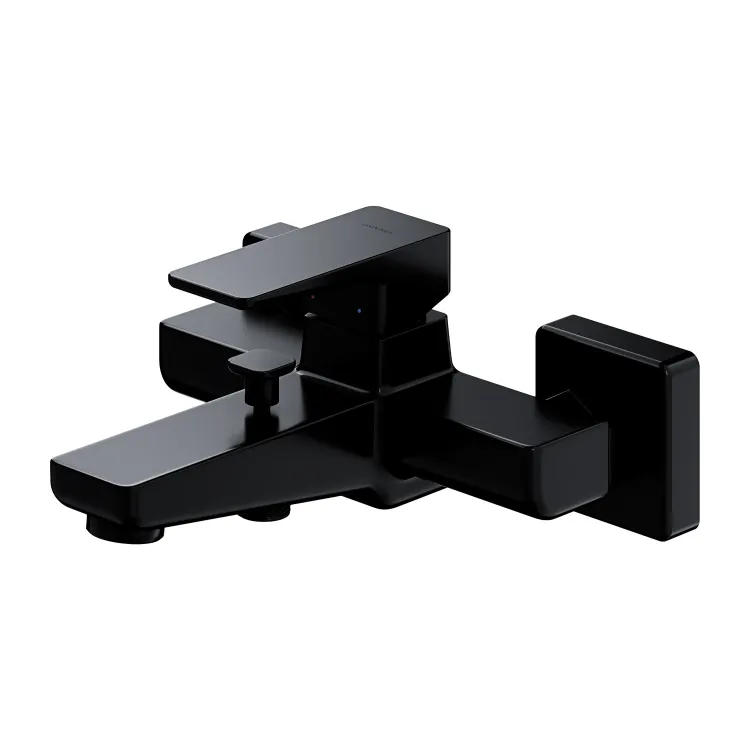 Omnires PARMA bateria wannowa natynkowa, czarny mat PM7430BL