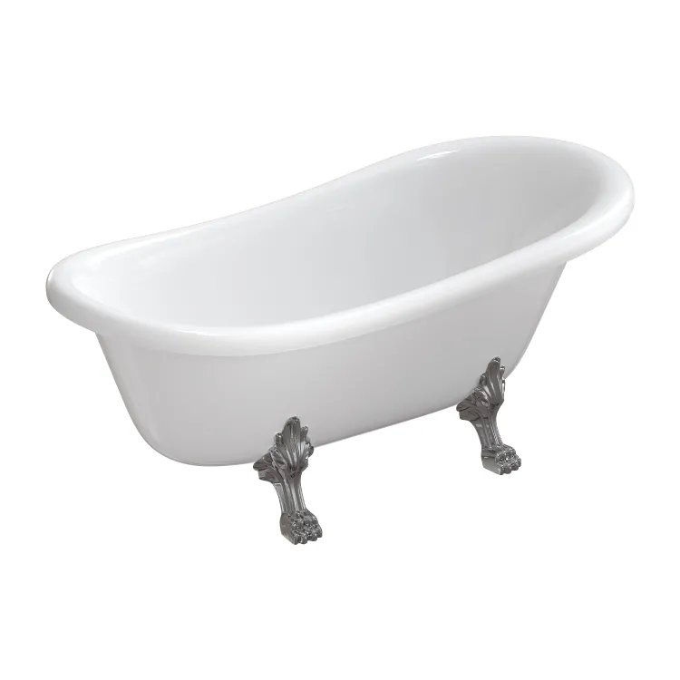Omnires ATENA COMFORT M+ kompozytowa wanna wolnostojąca, 157 x 77 cm, biały połysk ATENA157BP