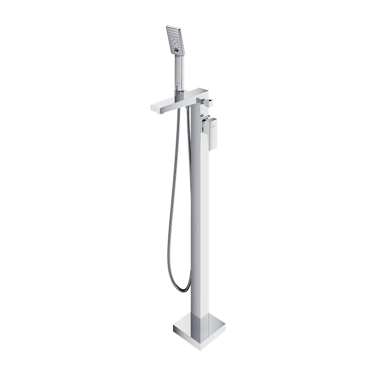 Omnires FRESH bateria wannowa wolnostojąca, chrom połysk FR7133CR