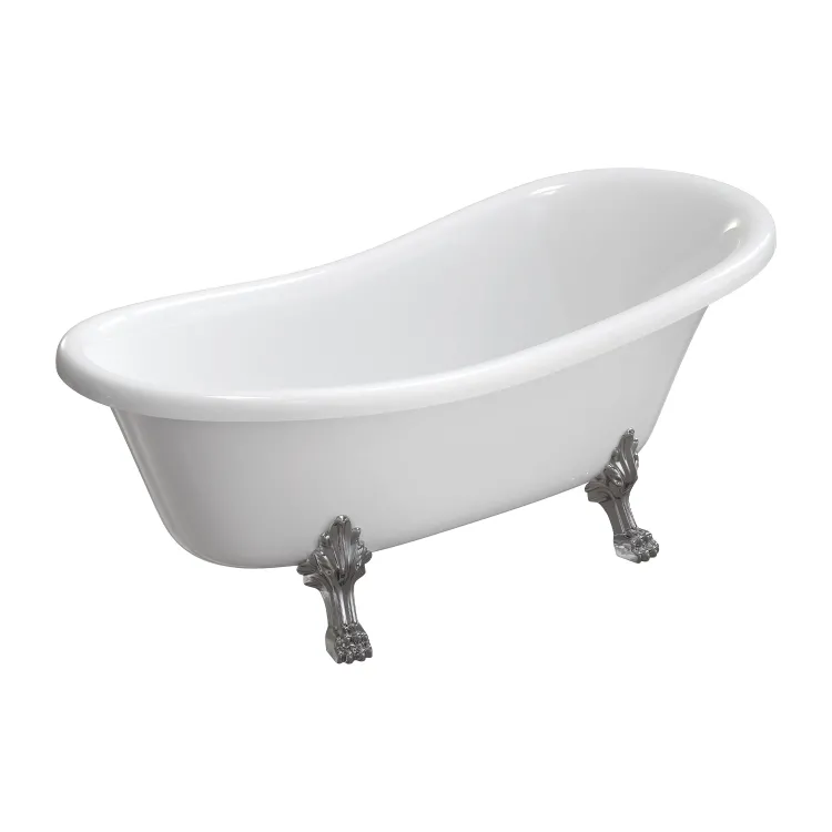 Omnires ATENA COMFORT M+ kompozytowa wanna wolnostojąca, 168 x 76 cm, biały połysk ATENA168BP