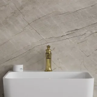Omnires ARMANCE bateria umywalkowa, 18 cm, mosiądz szczotkowany AM5210BSB