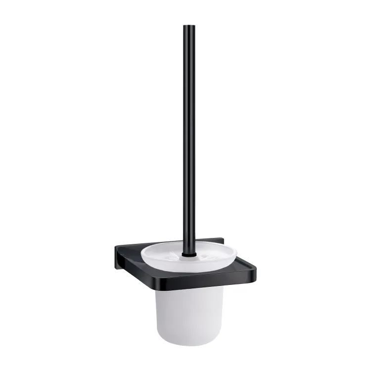 Omnires DARLING szczotka toaletowa wisząca, czarny półmat DA70620BL