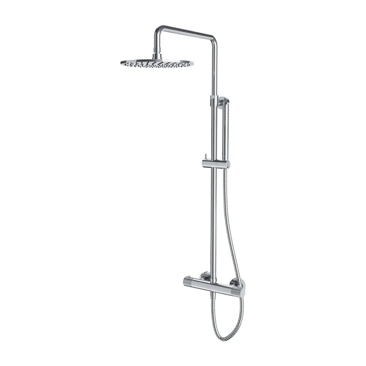 Omnires CONTOUR termostatyczny system prysznicowy natynkowy, chrom połysk CT8044CR