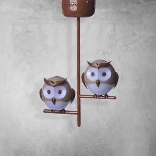 LAMPKA SUFITOWA OWL 2XG9 LED ML244