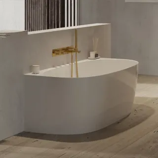 Omnires CONTOUR bateria wannowa 5-otworowa podtynkowa, złoty szczotkowany CT8037-1GLB