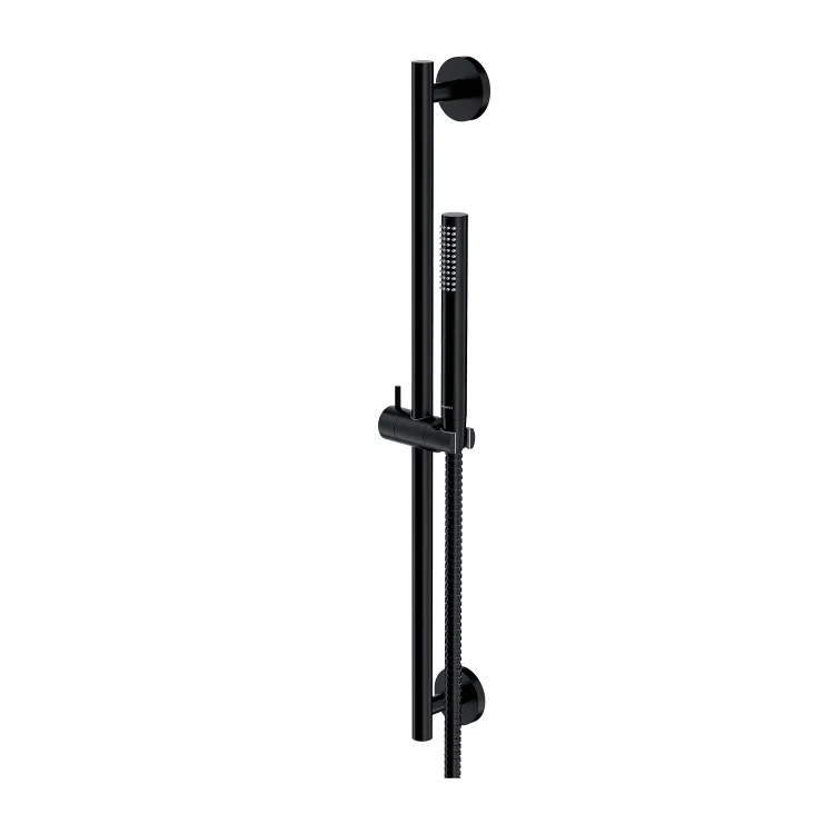 Omnires MICROPHONE zestaw prysznicowy suwany, czarny półmat MICROPHONE-SBL
