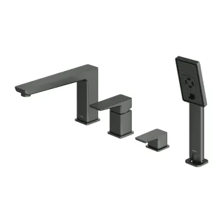 Omnires PARMA bateria wannowa 4-otworowa, grafit...