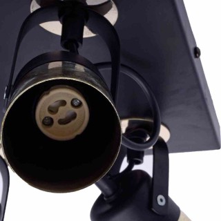 Lampa sufitowa WILSON BLACK 4xGU10 MLP4853