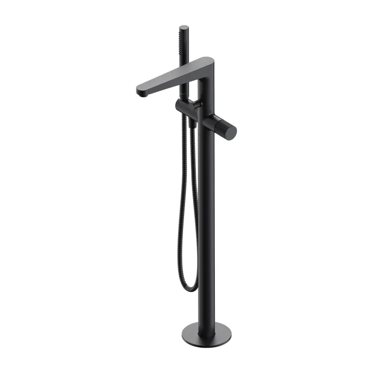 Omnires CONTOUR bateria wannowa wolnostojąca, antracyt szczotkowany CT8033AT