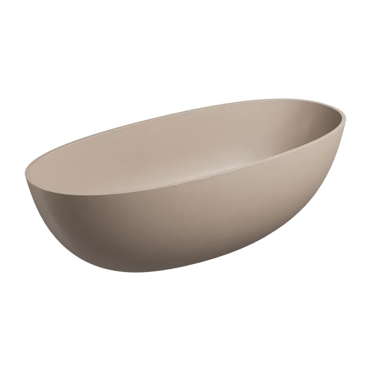Omnires SHELL M+ kompozytowa wanna wolnostojąca, 175 x 78 cm, dune beige mat SHELL175WWDB