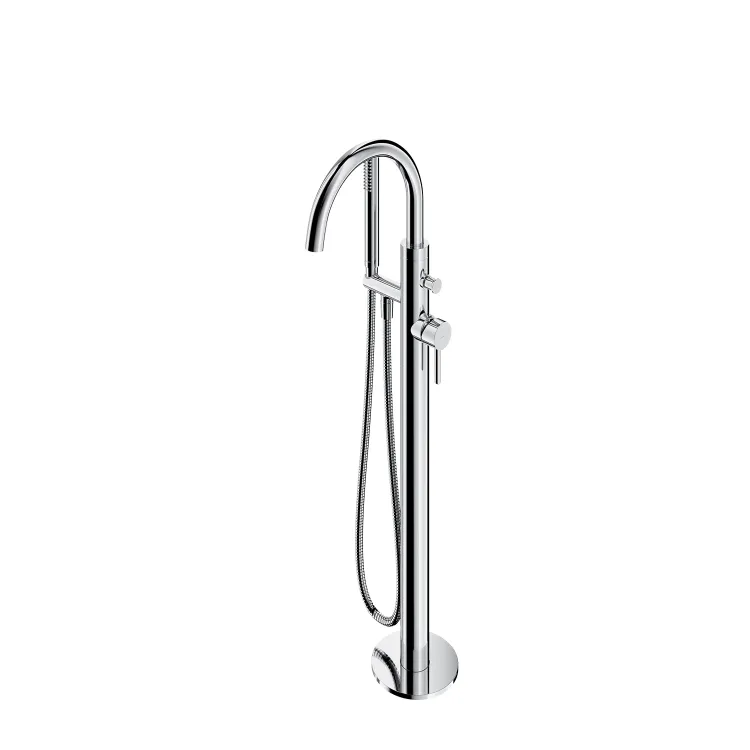 Omnires Y bateria wannowa wolnostojąca, chrom połysk Y1233-SCR