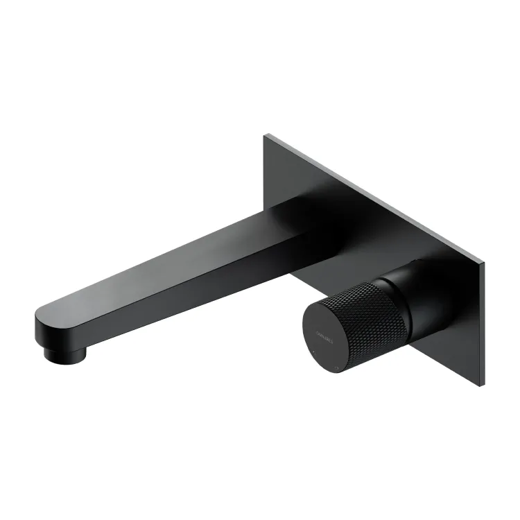 Omnires CONTOUR bateria umywalkowa podtynkowa, antracyt szczotkowany CT8015AT