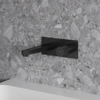 Omnires CONTOUR bateria umywalkowa podtynkowa, antracyt szczotkowany CT8015AT