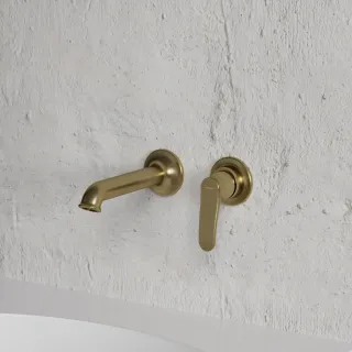 Omnires ART DECO bateria umywalkowa podtynkowa, brąz antyczny szczotkowany AD5115BR