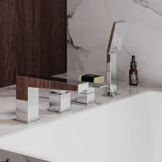 Omnires FRESH bateria wannowa 4-otworowa, chrom połysk FR7132CR