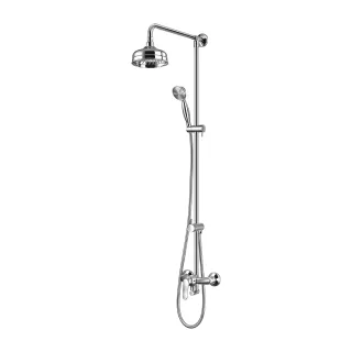 Omnires ART DECO system prysznicowy natynkowy, chrom...