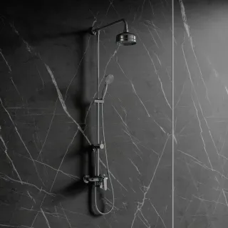 Omnires ART DECO system prysznicowy natynkowy, chrom połysk AD5144CR