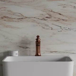 Omnires ARMANCE bateria umywalkowa, 18 cm, miedź antyczna szczotkowana AM5210ORB