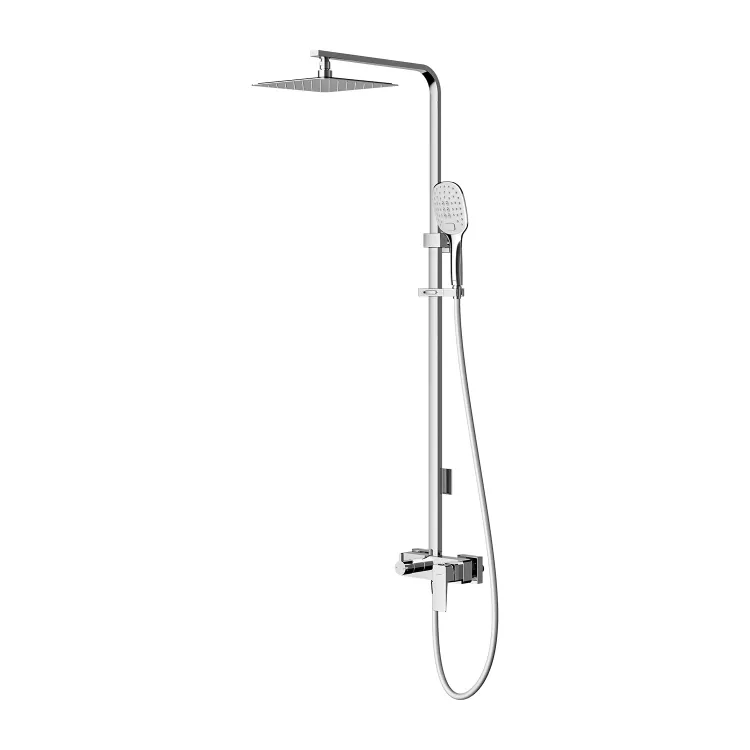 Omnires PARMA system prysznicowy natynkowy, chrom połysk PM7444CR