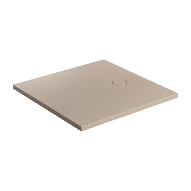Omnires AQUAROCK kompozytowy brodzik prysznicowy antypoślizgowy, 80 x 80 cm, dune beige mat AQUAROCK80-KDB