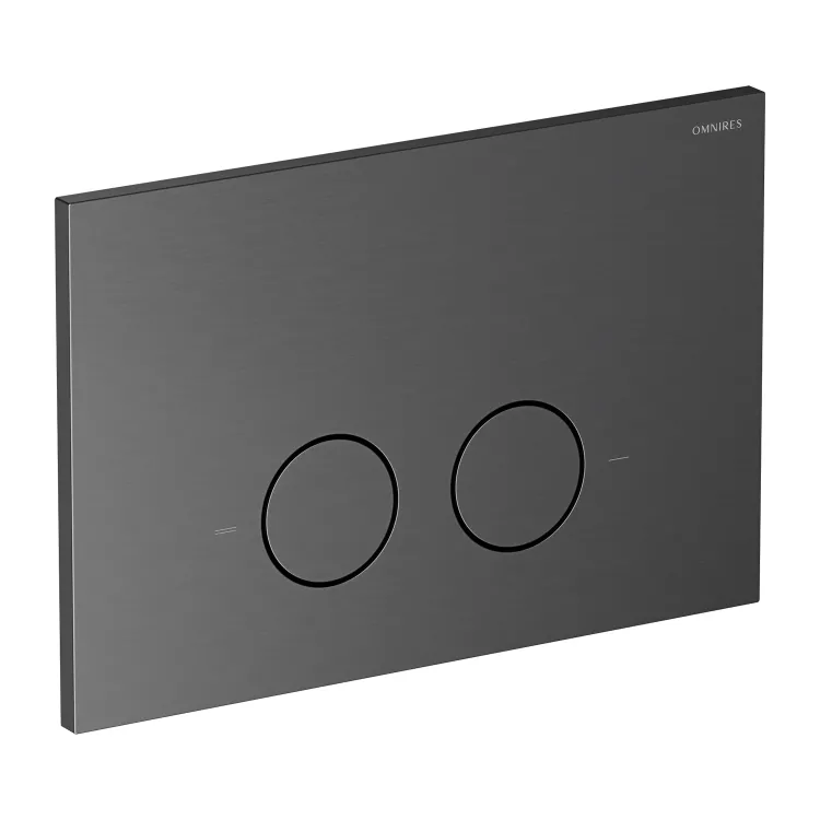 Omnires STEEL-R45 przycisk spłukujący ze stali nierdzewnej, grafit szczotkowany ST45PS1GR