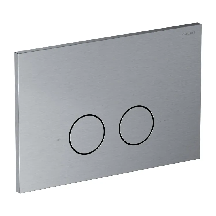 Omnires STEEL-R45 przycisk spłukujący ze stali nierdzewnej, nikiel szczotkowany ST45PS1NI