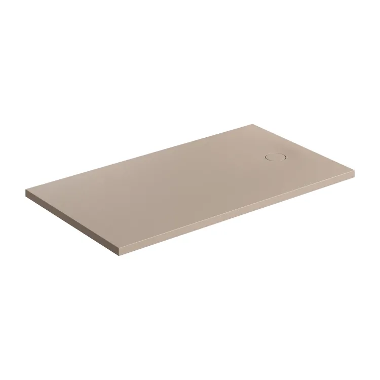 Omnires AQUAROCK kompozytowy brodzik prysznicowy antypoślizgowy, 80 x 140 cm, dune beige mat AQUAROCK80-140DB